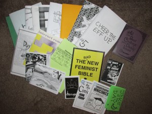 Zines from fellow tablers.